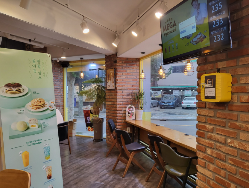 <인천 서구> 완전 새매장급 최신 메가커피창업 양도양수매물